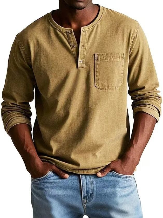 Der Weston — Vintage Henley Tee