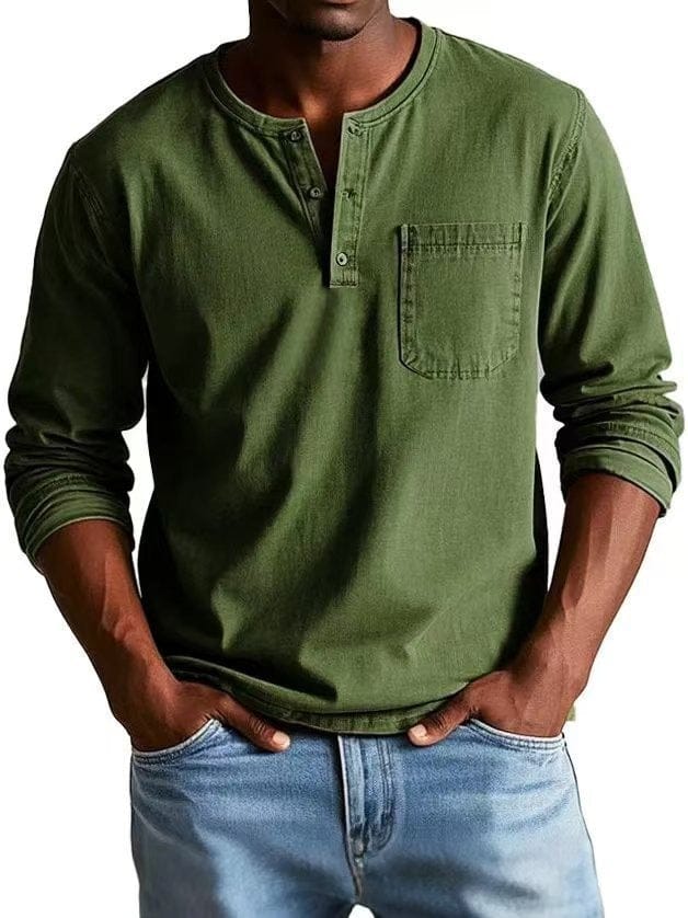 Der Weston — Vintage Henley Tee