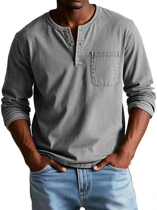 Der Weston — Vintage Henley Tee