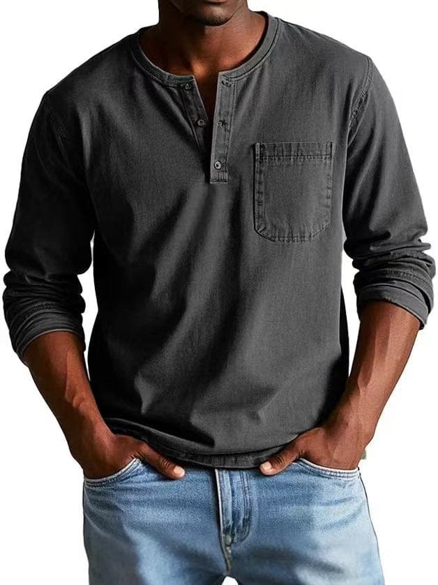 Der Weston — Vintage Henley Tee