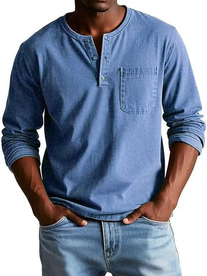 Der Weston — Vintage Henley Tee