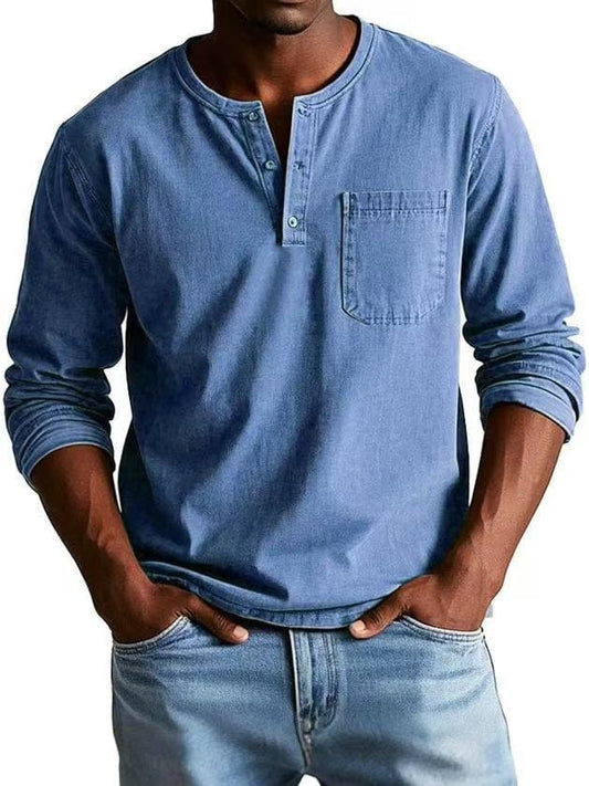 Der Weston — Vintage Henley Tee