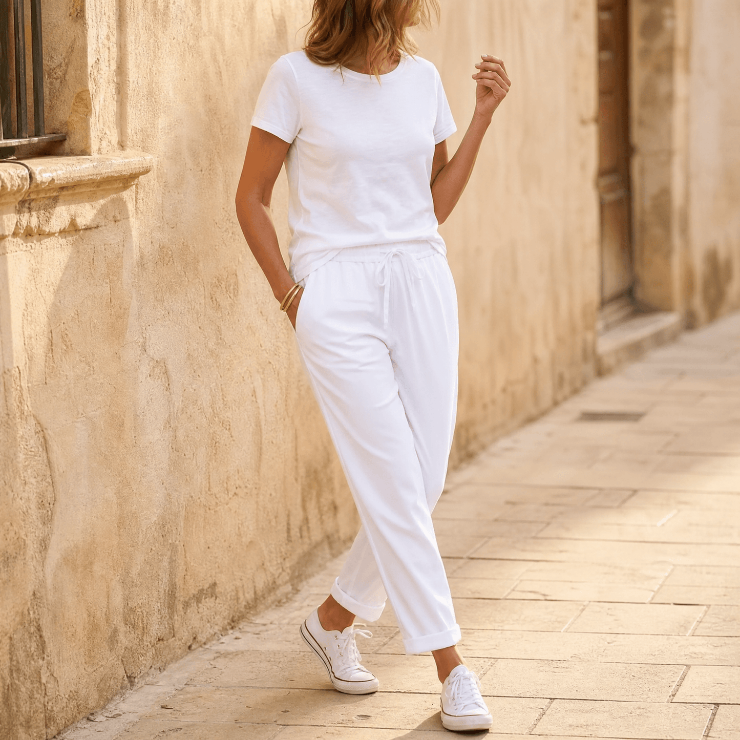 Linèvre — Entspannt gerade Leinenhose