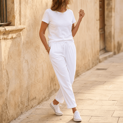 Linèvre — Entspannt gerade Leinenhose