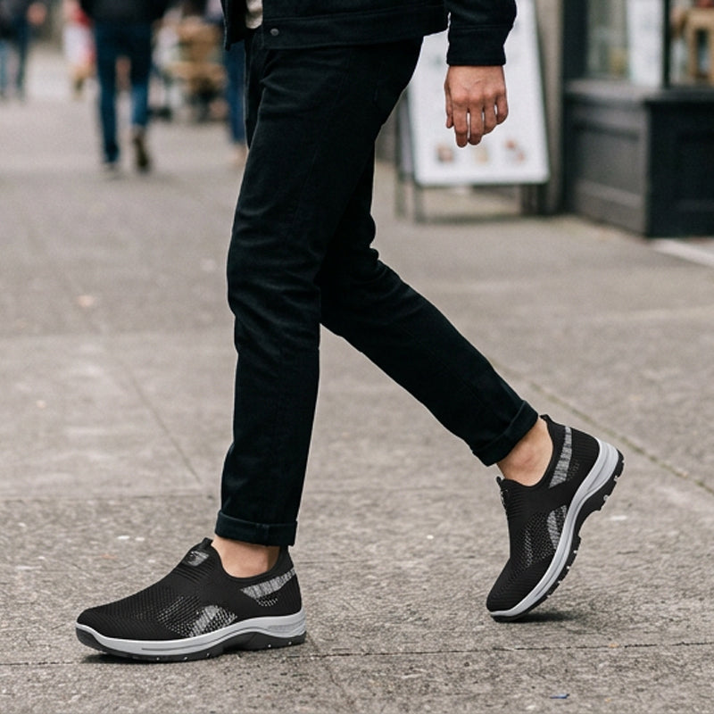 Halcombe — Atmungsaktive Mesh Slip-On Schuhe