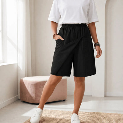 Skortée — Wickel-Skort mit elastischem Bund