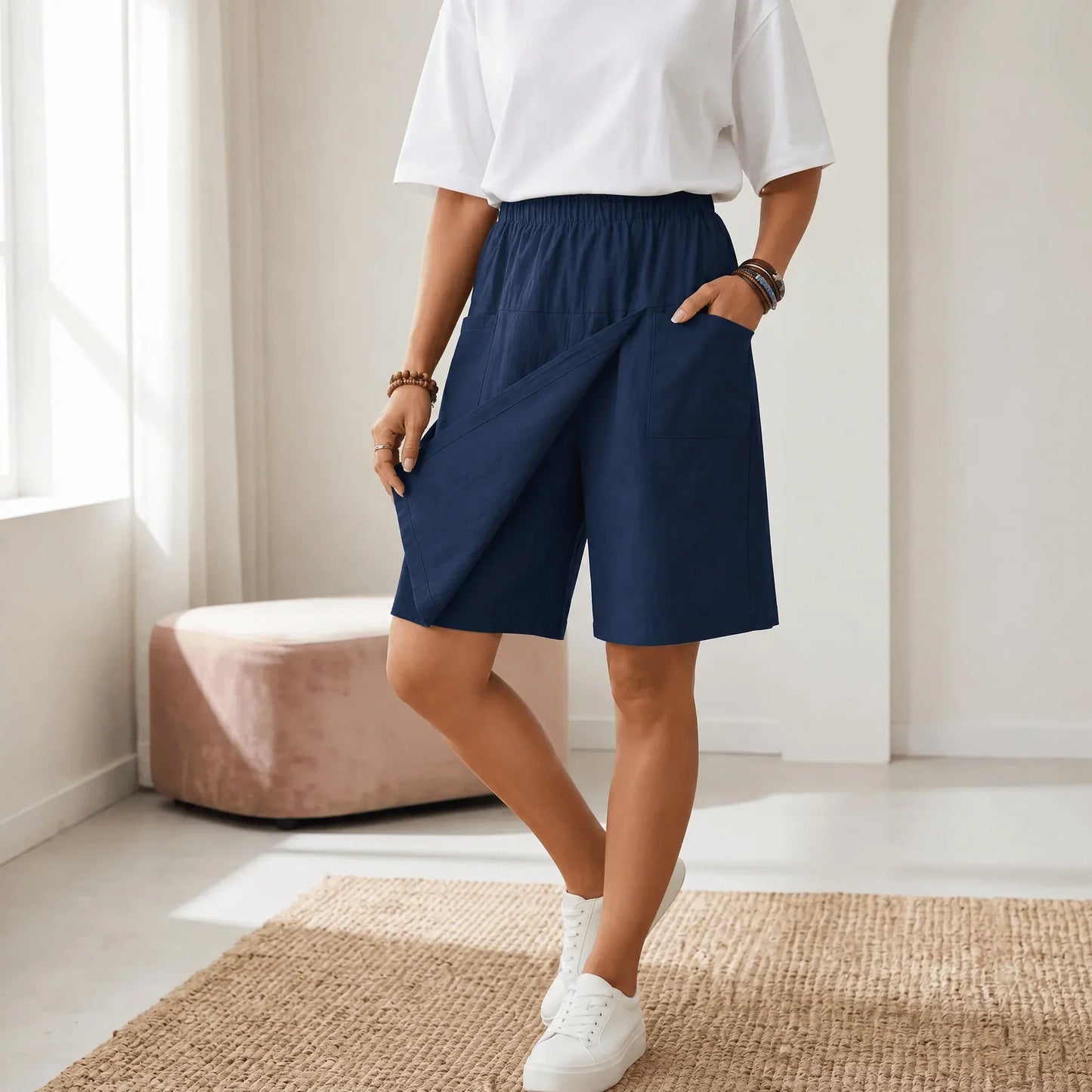 Skortée — Wickel-Skort mit elastischem Bund