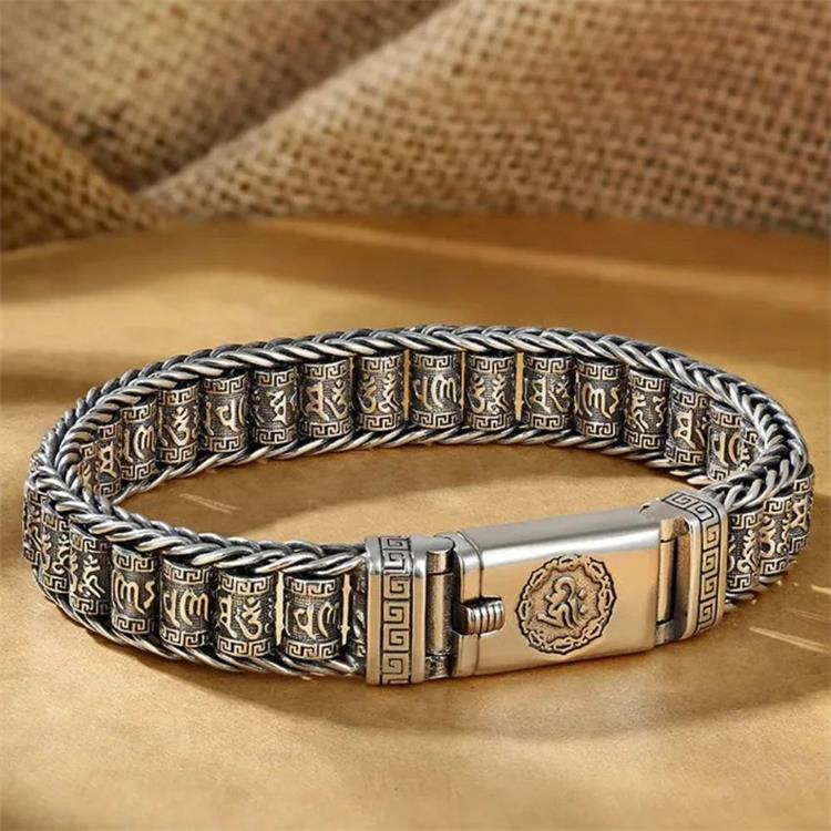 Mandrel — Tibetische Gebetsmühlen-Armband