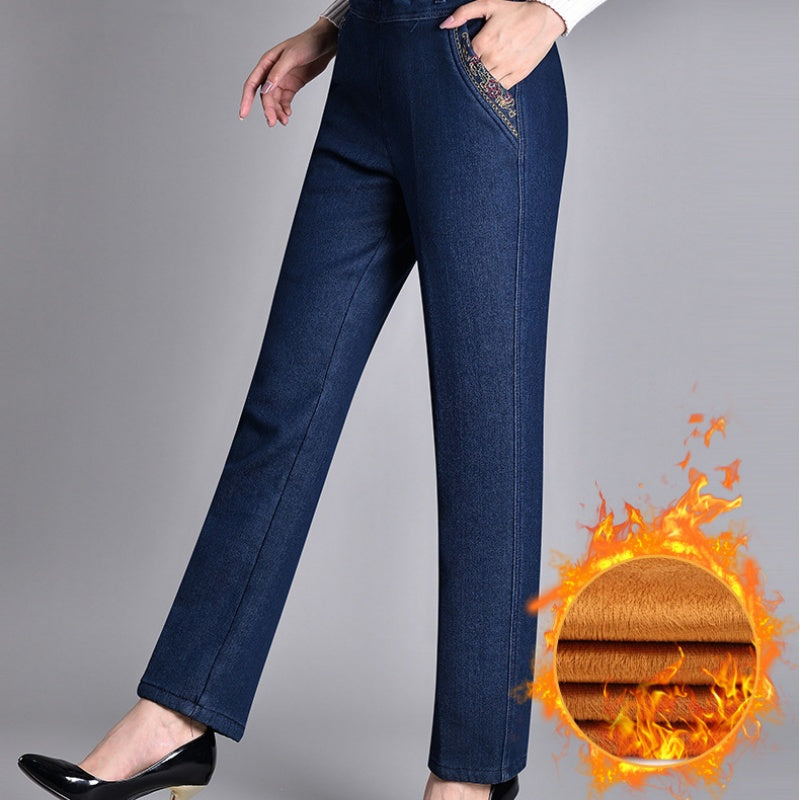 Céline — Jeans mit geradem Schnitt und elastischem Bund