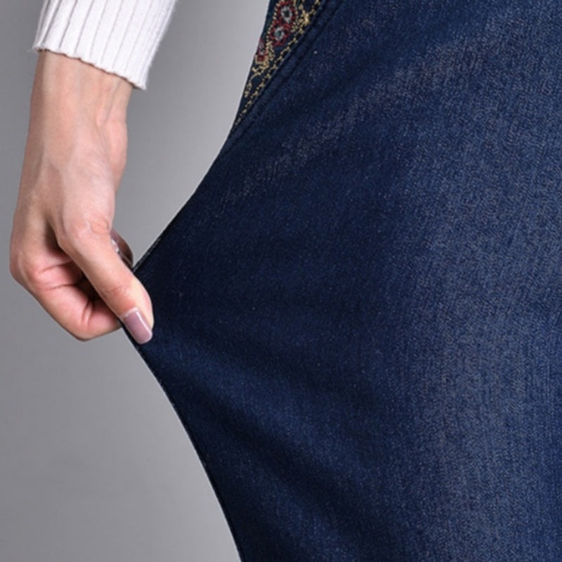Céline — Jeans mit geradem Schnitt und elastischem Bund