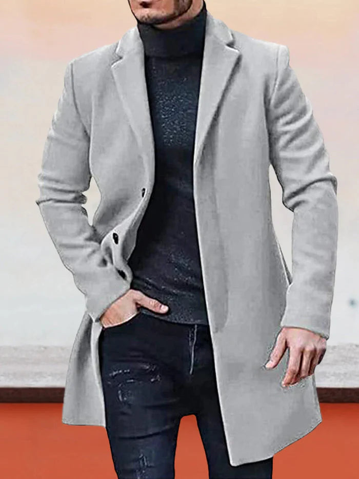 Breval — Herren Strukturierte Schnallenjacke