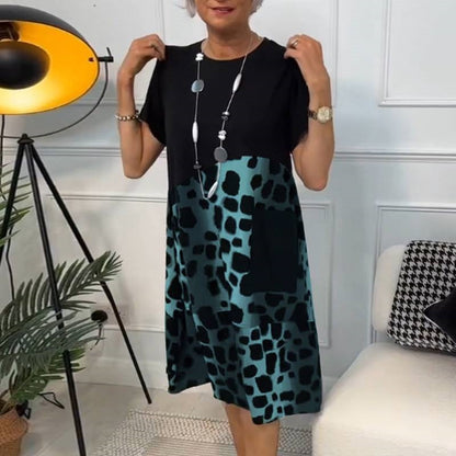 Irisch — Gedrucktes Midi-Kleid für mühelosen Stil