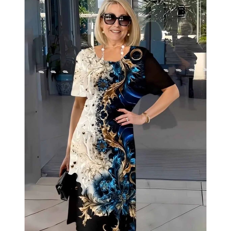 Camélie — Sommerkleid mit Blumenmuster