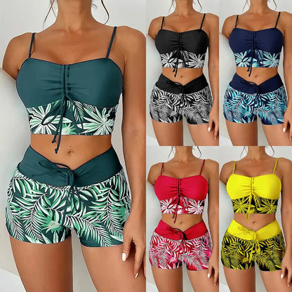 Elorè — Damen Hochgeschnittener Bedruckter Bikini Set