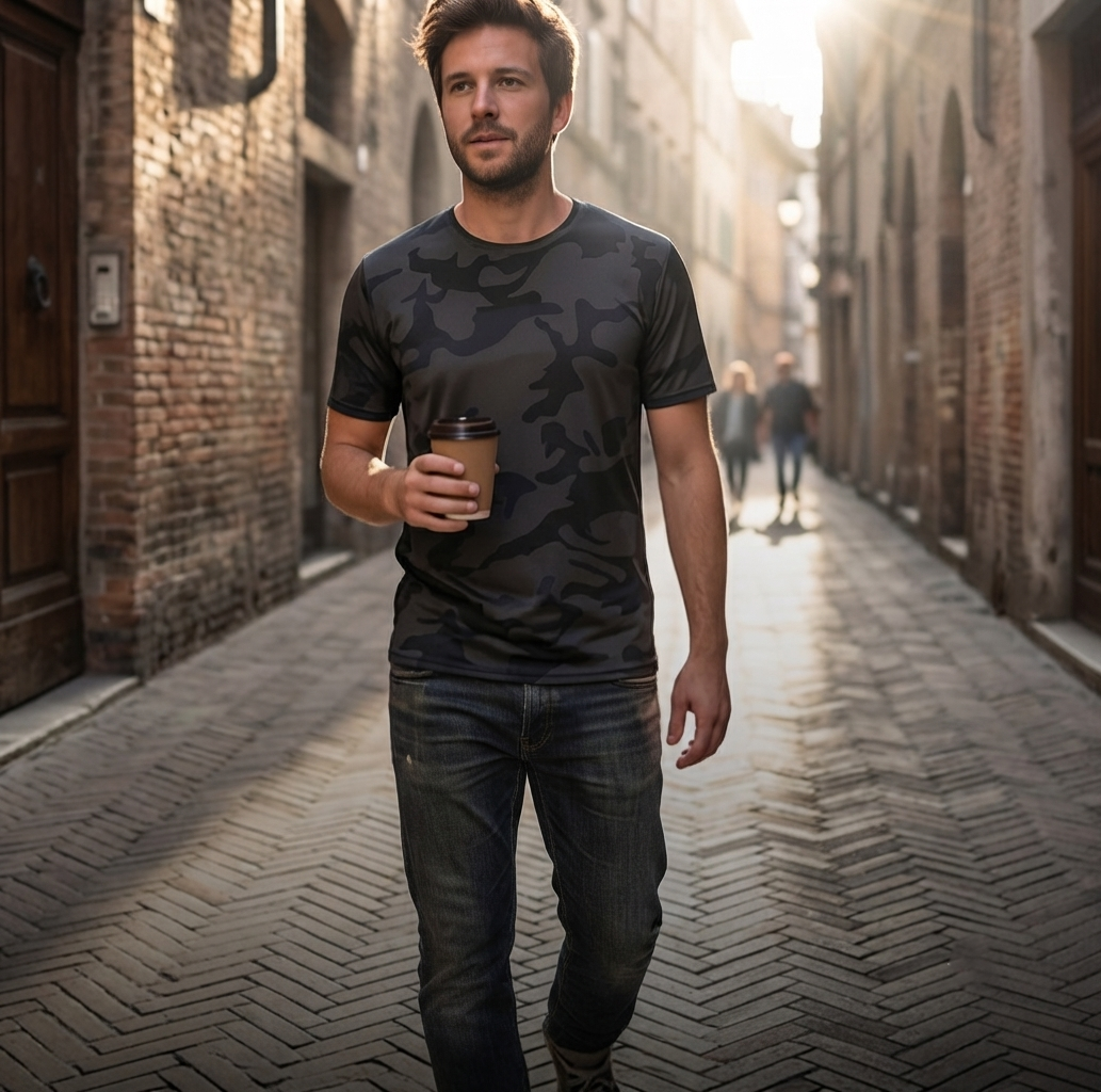 Rekonn — Schnell trocknendes Camouflage-T-Shirt
