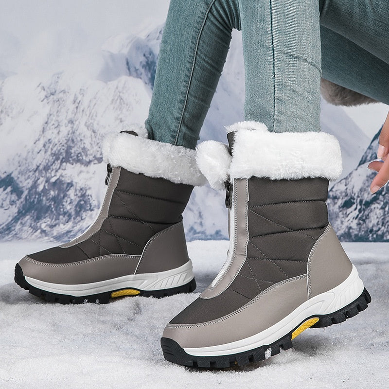 Elowyn — Warme Schneestiefel mit Reißverschluss