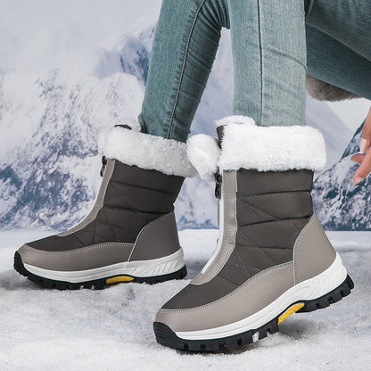 Elowyn — Warme Schneestiefel mit Reißverschluss