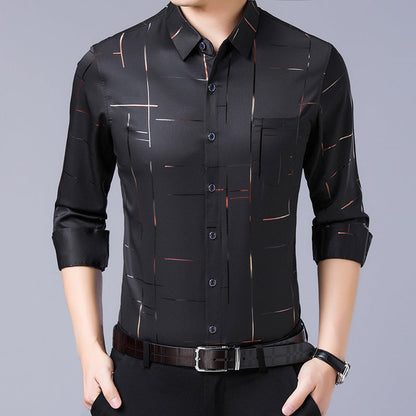 Veltour — Faltenfreies Slim Shirt