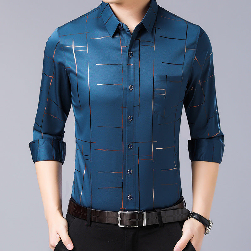 Veltour — Faltenfreies Slim Shirt