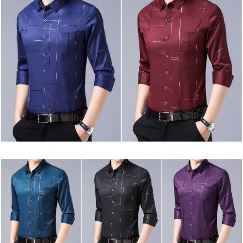 Veltour — Faltenfreies Slim Shirt