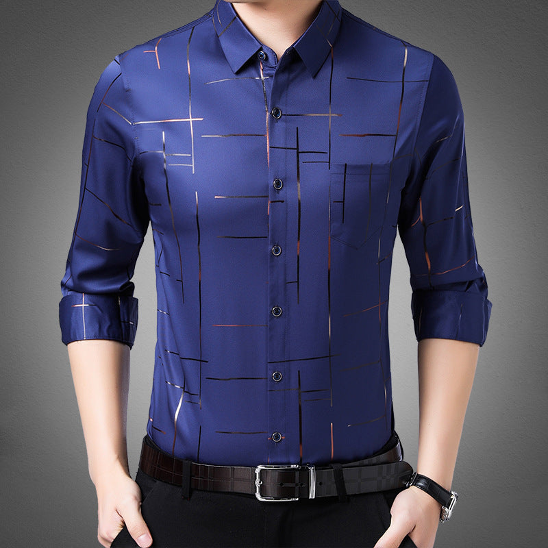 Veltour — Faltenfreies Slim Shirt