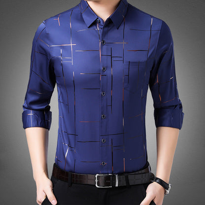 Veltour — Faltenfreies Slim Shirt