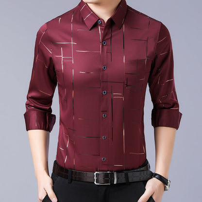 Veltour — Faltenfreies Slim Shirt