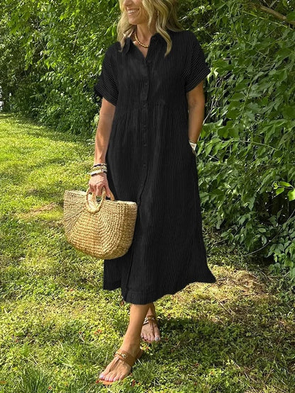 Marchand — Gestreiftes Hemdblusenkleid
