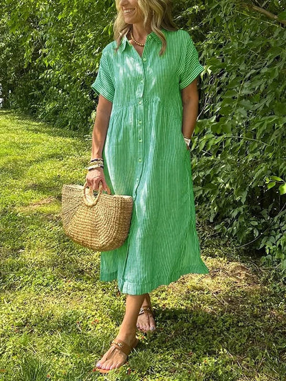 Marchand — Gestreiftes Hemdblusenkleid