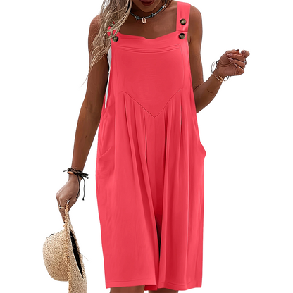 Brízal – Ärmelloser Jumpsuit mit weitem Bein