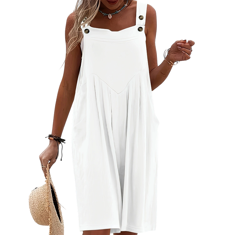 Brízal – Ärmelloser Jumpsuit mit weitem Bein