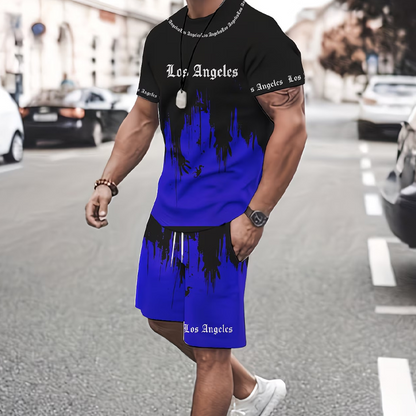Kaldor — Grafikdruck T-Shirt & Shorts Set