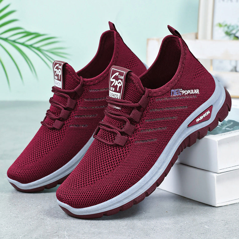 Aurellis — Atmungsaktive, gepolsterte Slip-On Sneakers