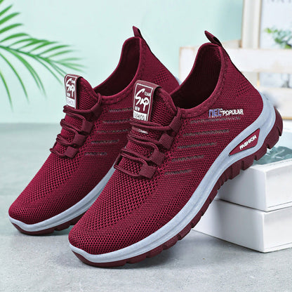 Aurellis — Atmungsaktive, gepolsterte Slip-On Sneakers