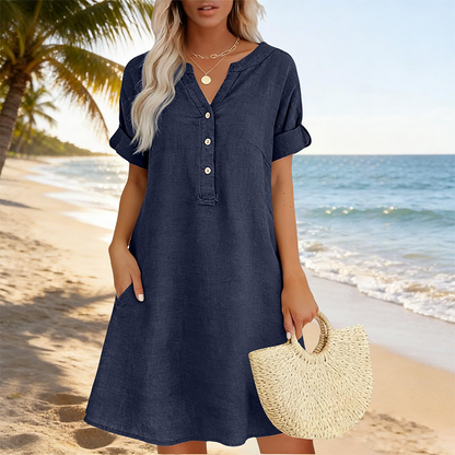 Isaleen — Tunika-Kleid mit Seitentaschen