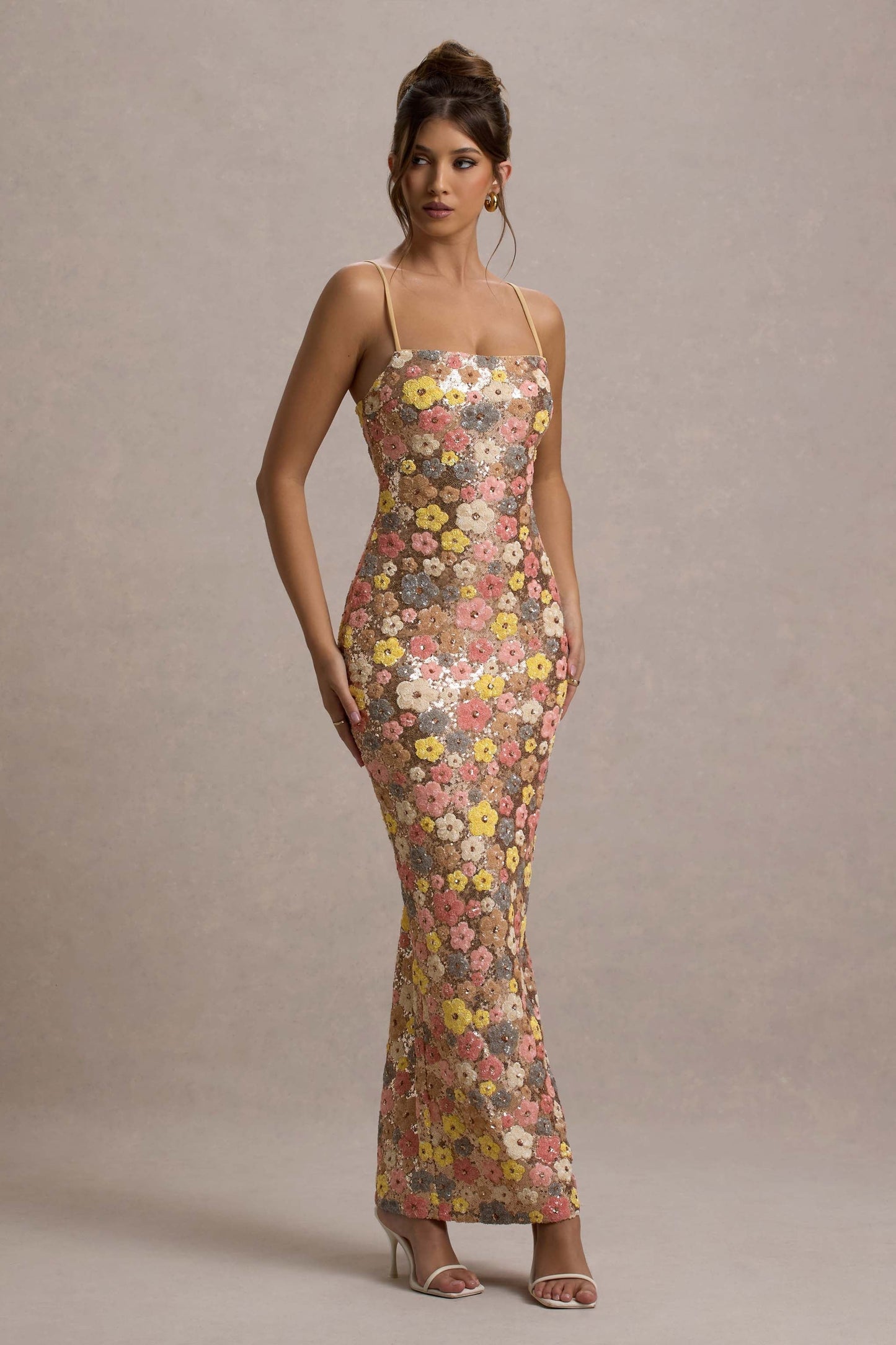Florène - Romantisches Blumen-Midi-Kleid