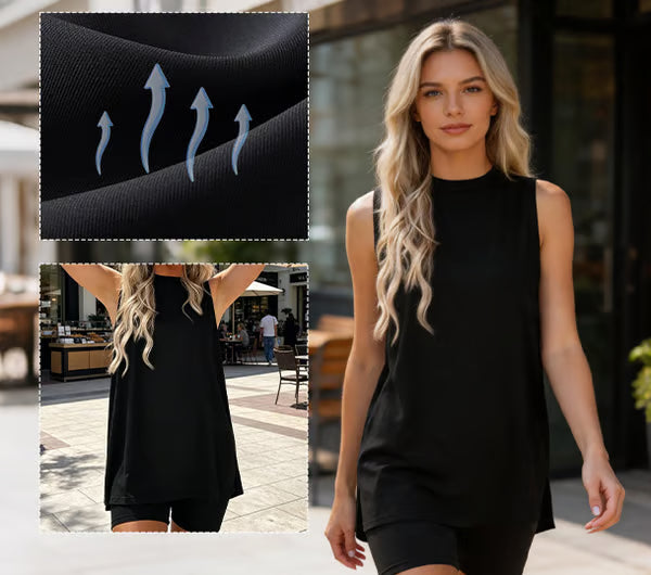 Marisette — Ärmelloses Top & Stretch-Shorts